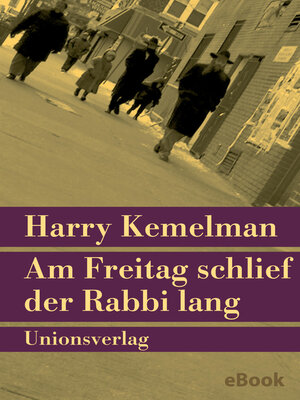 cover image of Am Freitag schlief der Rabbi lang